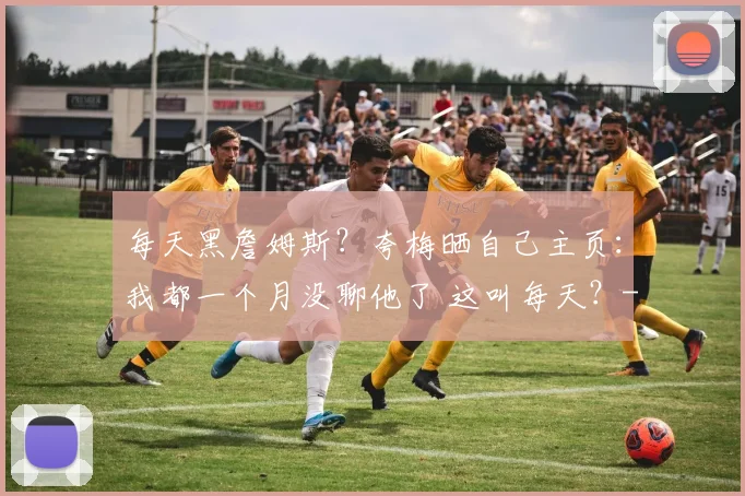 每天黑詹姆斯？夸梅晒自己主页：我都一个月没聊他了 这叫每天？